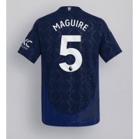 Moški Nogometni dresi Manchester United Harry Maguire #5 Gostujoči 2024-25 Kratek Rokav